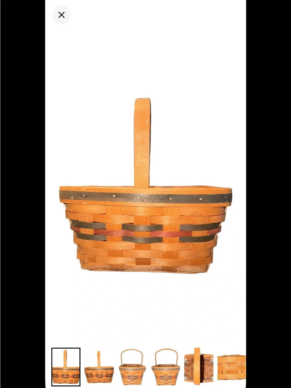 Longaberger.vintage basket.